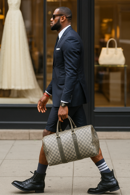 Cotton Fabric Charcoal Gray Suit - Mens Suits With Shorts - Summer Suit