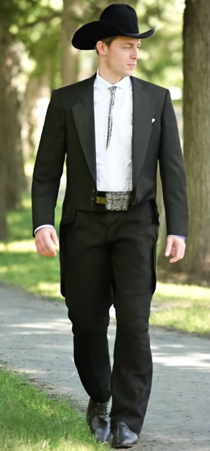 Country Tuxedos For Weddings Mens Black Traje Vaquero Suit & Tuxedo mensusain