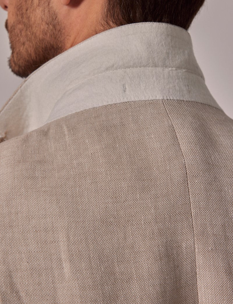Mens Linen Suit For Beach Wedding - Summer  Suit in Cream - Men's Tuxedo USA