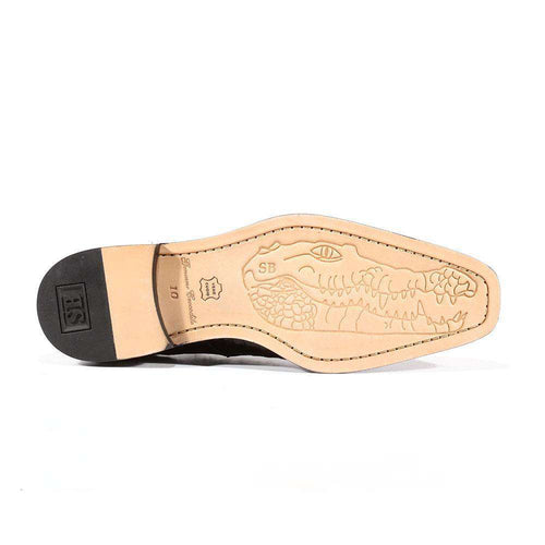Chapo Exotic Crocodile Hornback Oxfords by Belvedere Shoes