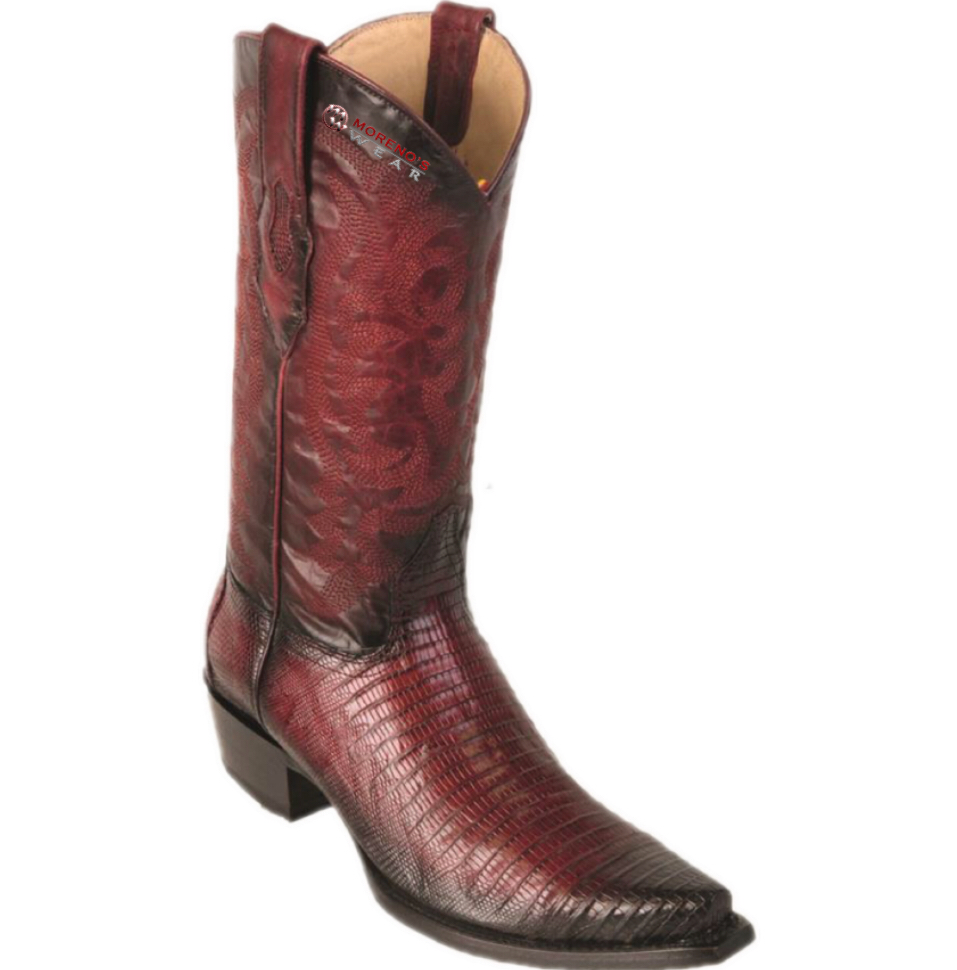 Men's Los Altos Teju Lizard Boots Snip Toe (Style 2)