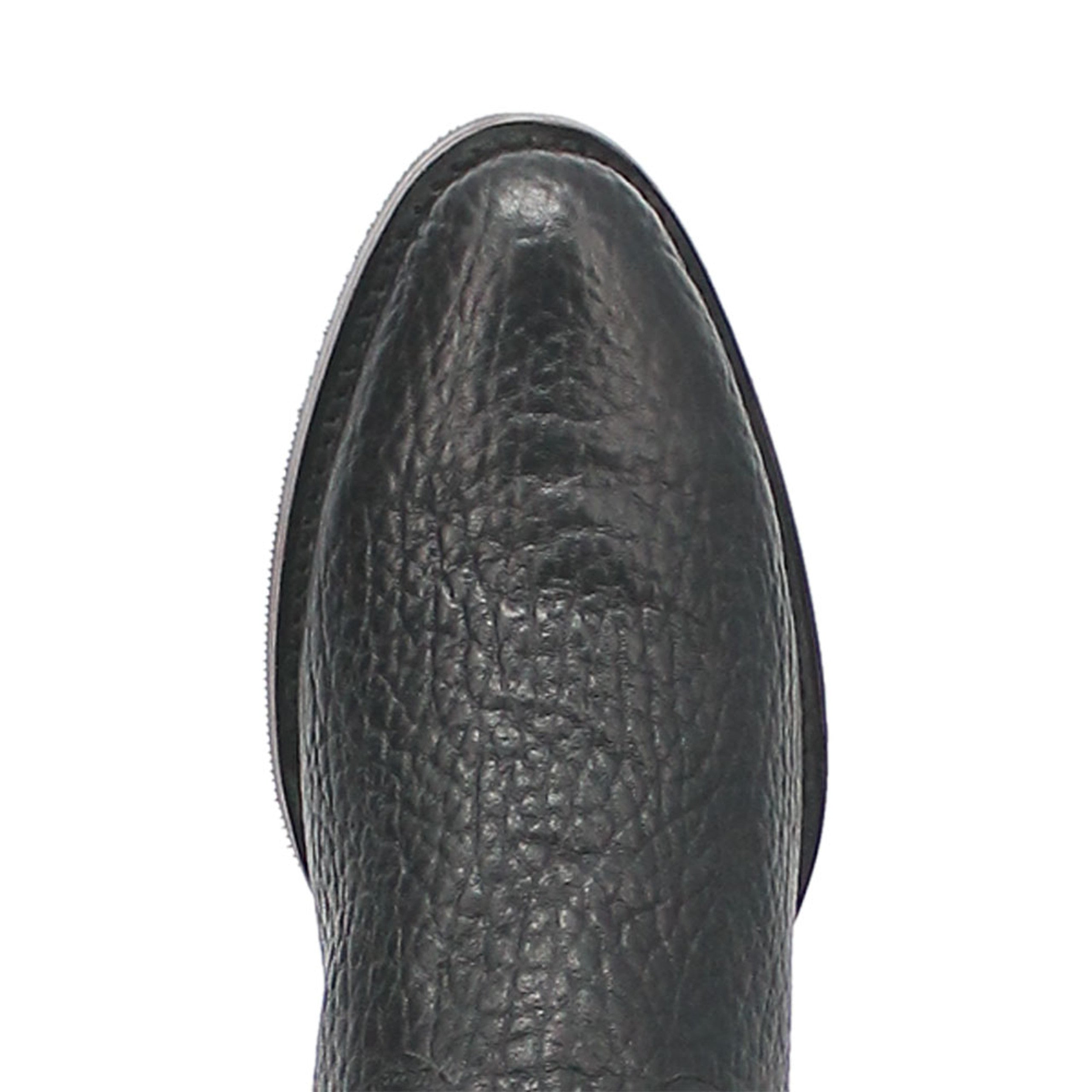 Dingo Round Toe Black Western Leather Boots