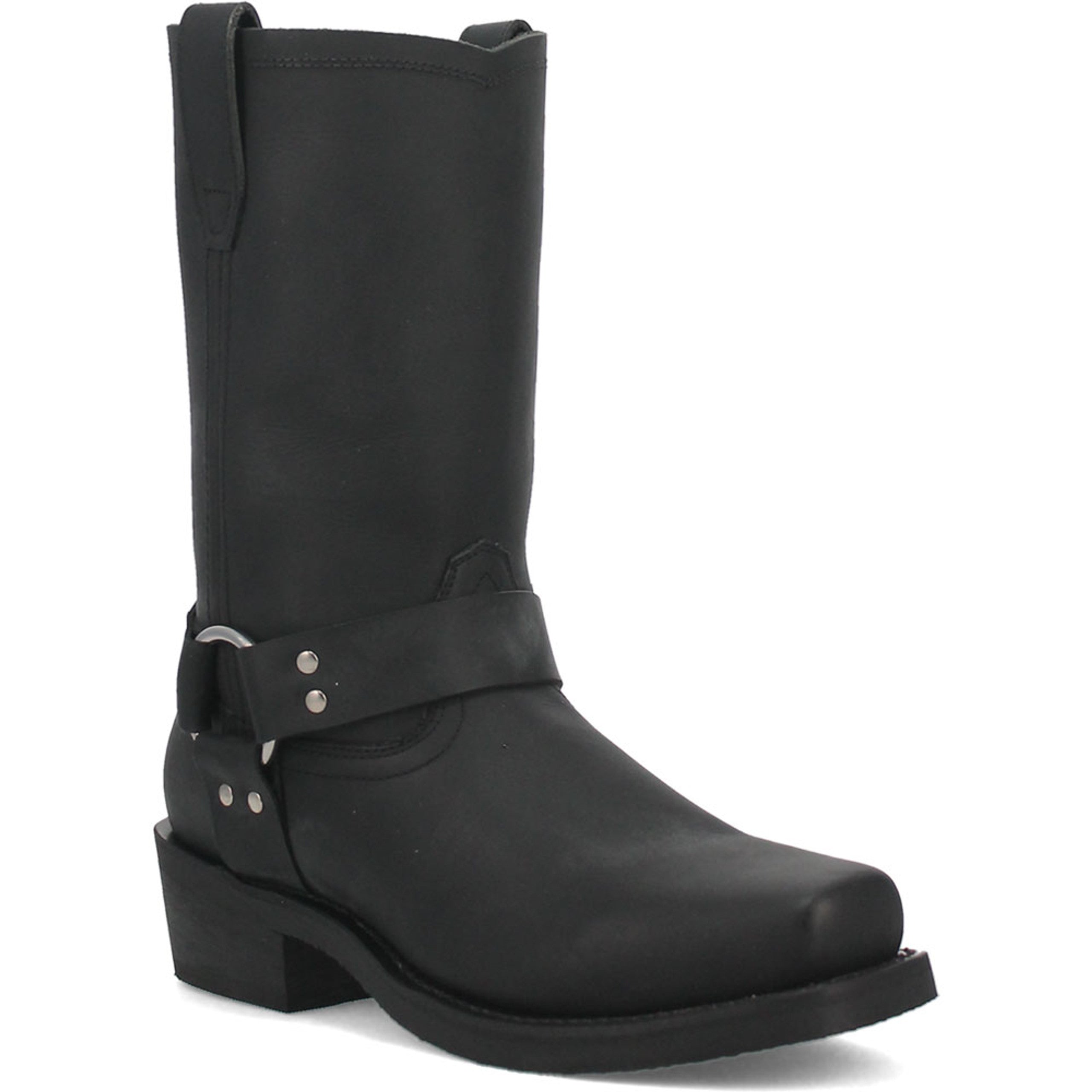 Dingo Black Oil Resistant Leather Mens Biker Boot