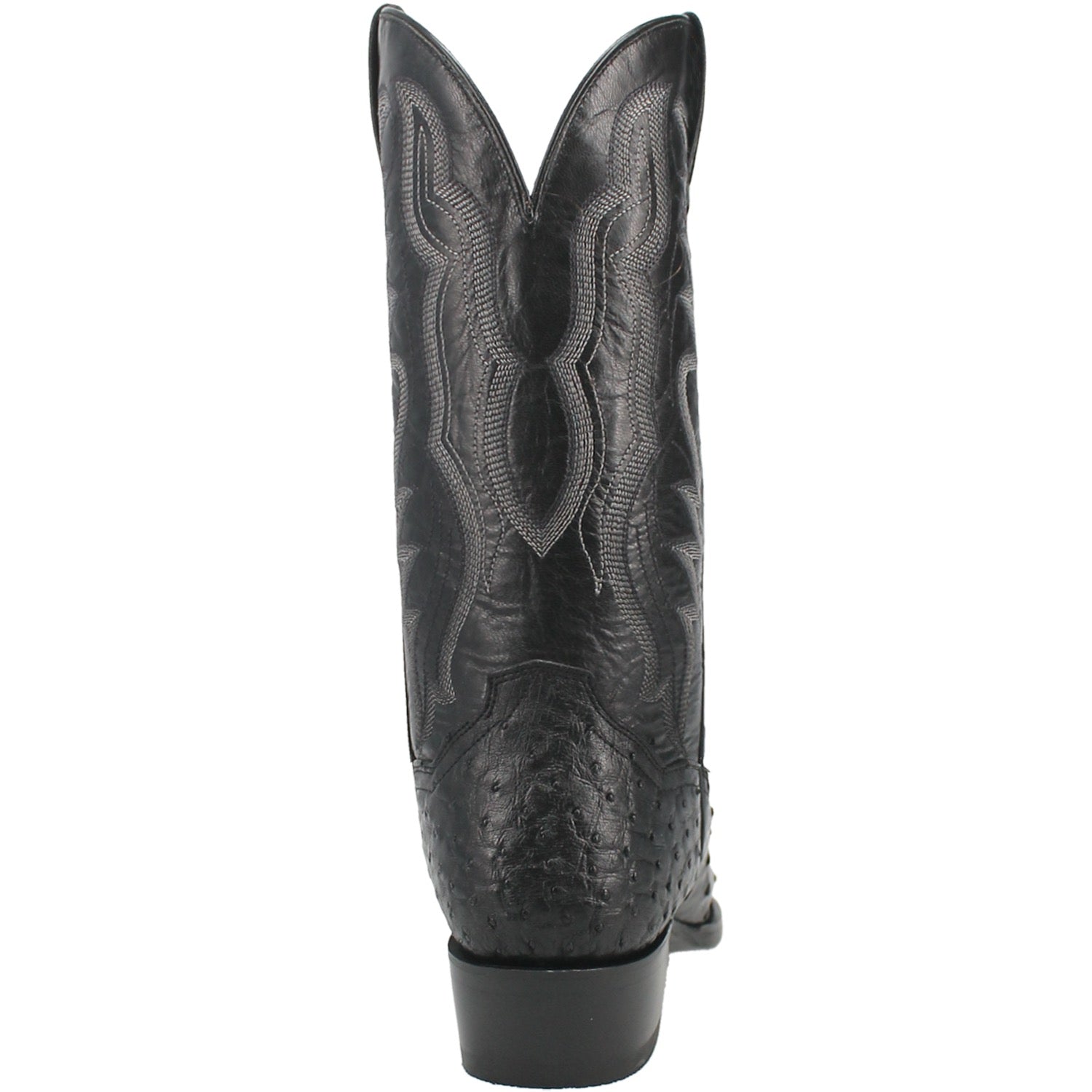 Dan Post Tempe Ostrich Boots - Full Quill Exotic Luxury