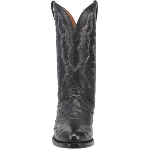 Dan Post Tempe Ostrich Boots - Full Quill Exotic Luxury