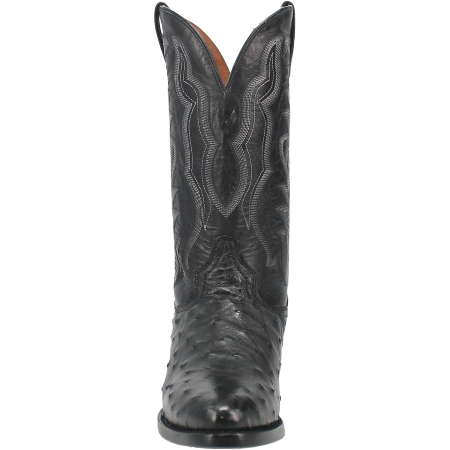Dan Post Tempe Ostrich Boots - Full Quill Exotic Luxury