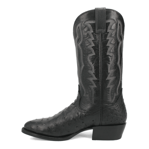 Dan Post Tempe Ostrich Boots - Full Quill Exotic Luxury