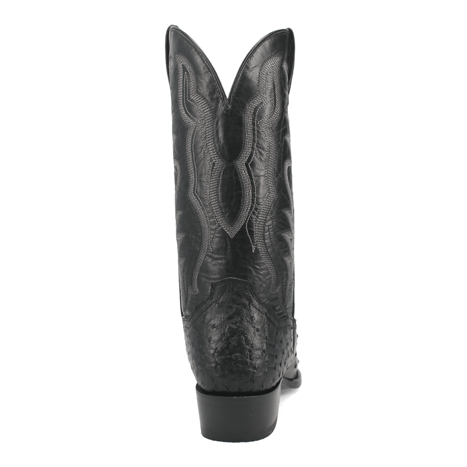 Dan Post Tempe Ostrich Boots - Full Quill Exotic Luxury