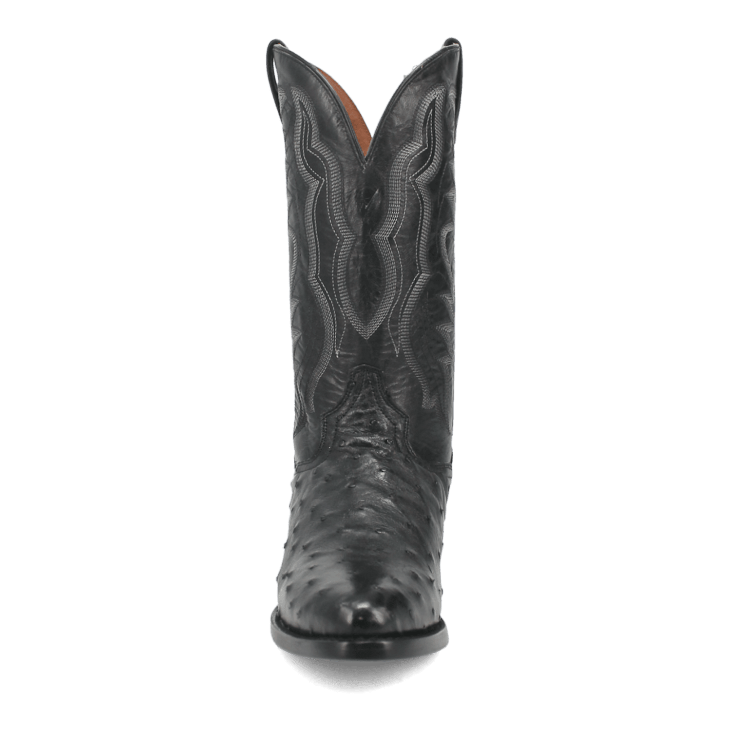 Dan Post Tempe Ostrich Boots - Full Quill Exotic Luxury