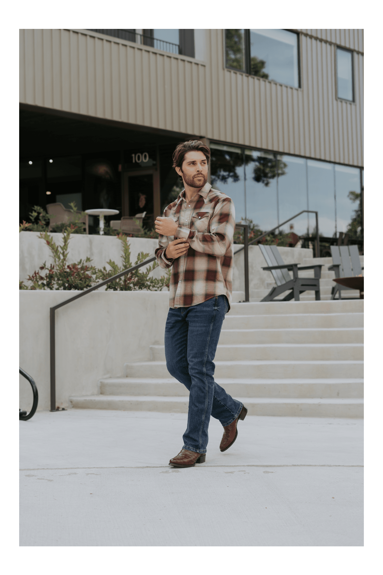 PERSHING FULL QUILL OSTRICH BOOT