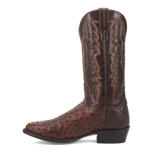 PERSHING FULL QUILL OSTRICH BOOT