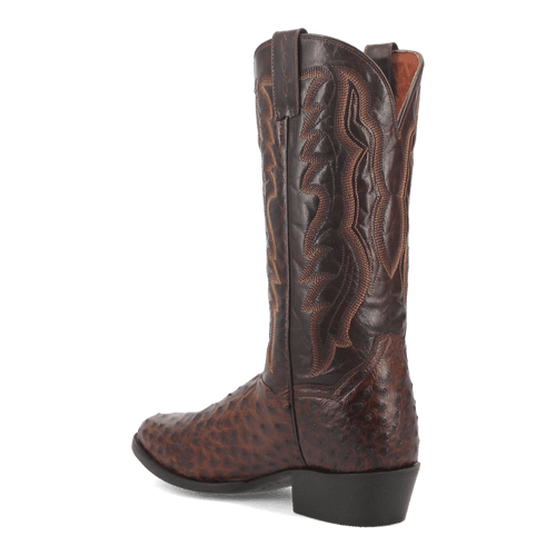PERSHING FULL QUILL OSTRICH BOOT