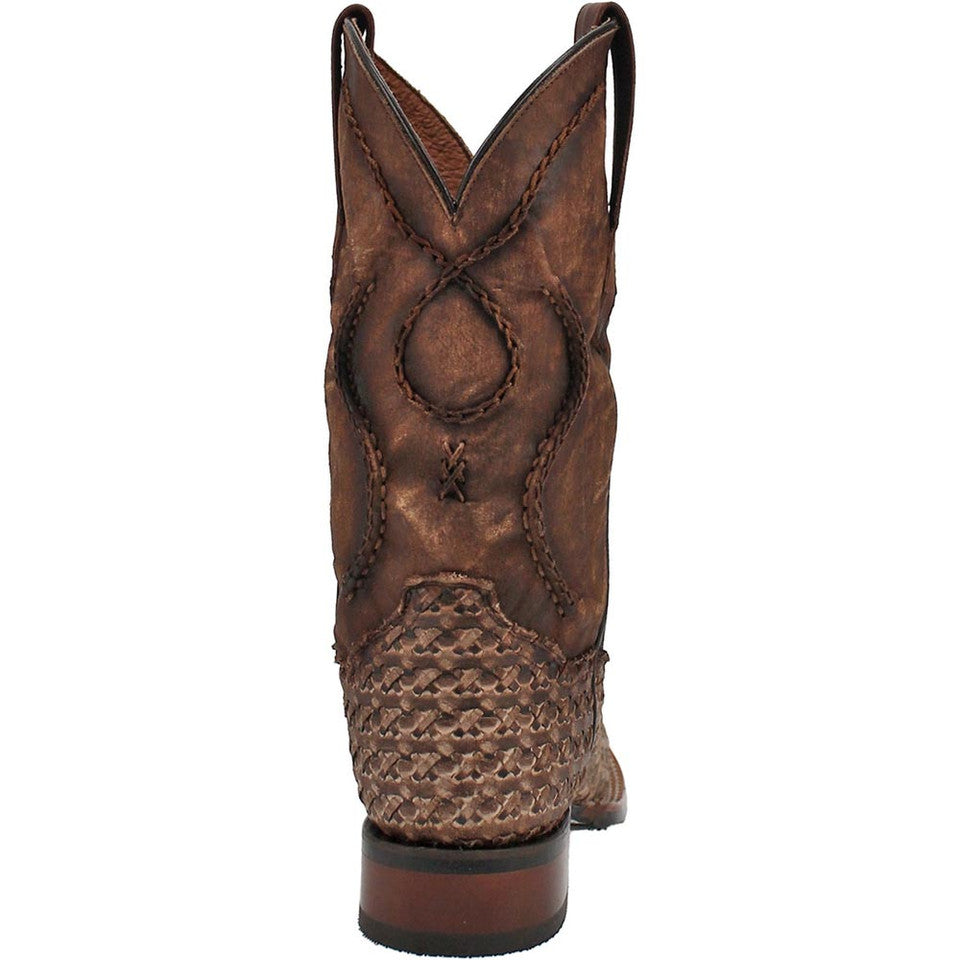 Dan Post Cowboy Certified Stanley Tan Square Toe Leather Boot by Dan Post Boots
