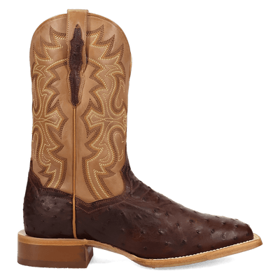 DRAYDEN FULL QUILL OSTRICH BOOT