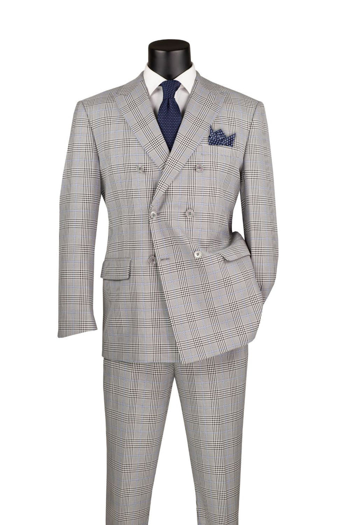 Slim Fit Tuxedo 3 Piece with Jacquard Pattern in Royal by Vinci