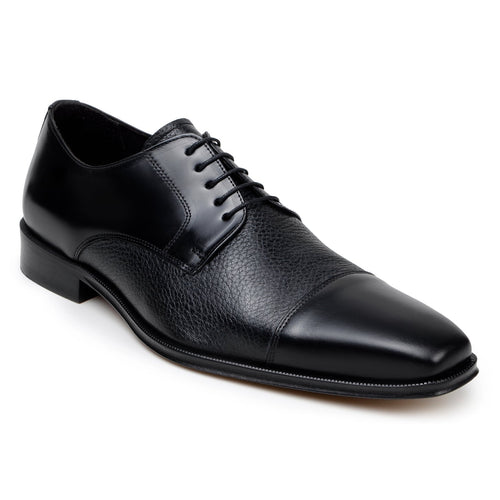Belvedere Alexander Black Genuine Crocodile Dress Shoe