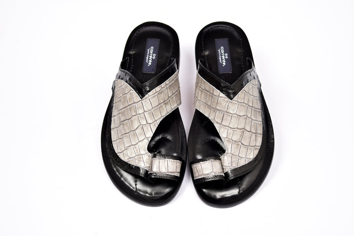 C0061-Corrente 5831 Sandal- Black-Grey