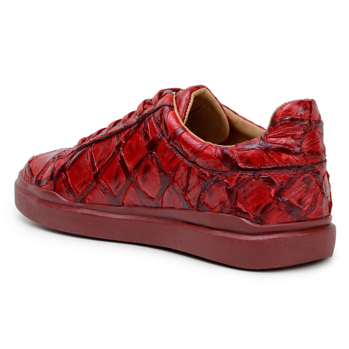 Belvedere Kingstone Red Alligator Oxford