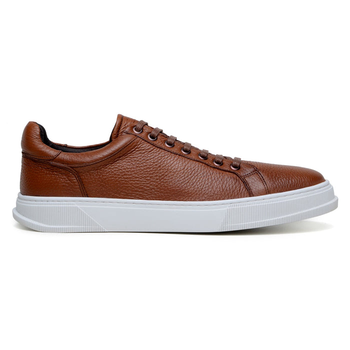 Belvedere Matteo Deerskin Loafer - Antique Tan Leather