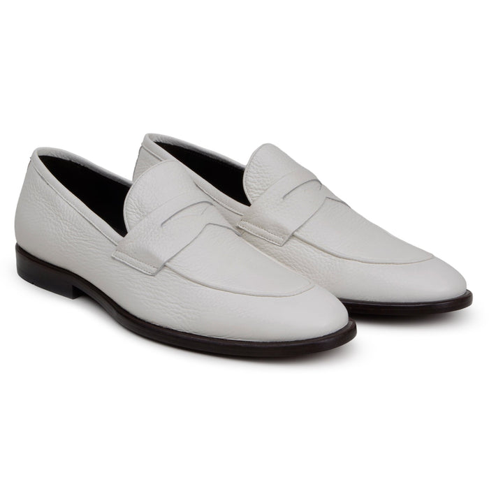 Belvedere NOHR White Leather Luxury Shoe