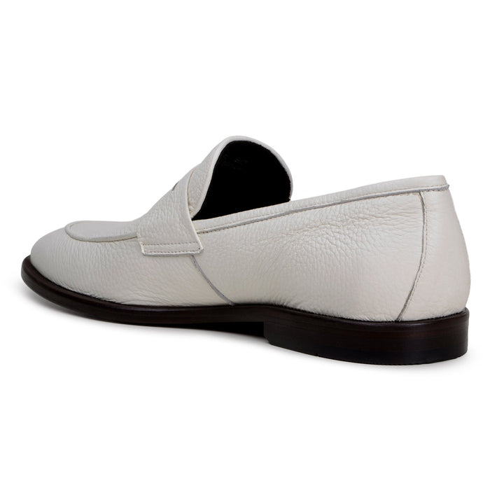 Belvedere NOHR White Leather Luxury Shoe