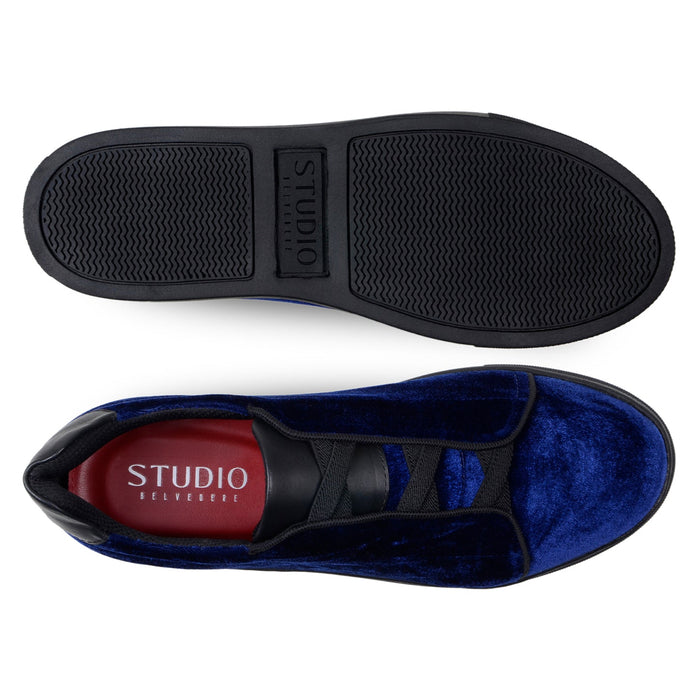 Belvedere EROS Navy Genuine Crocodile Dress Shoe