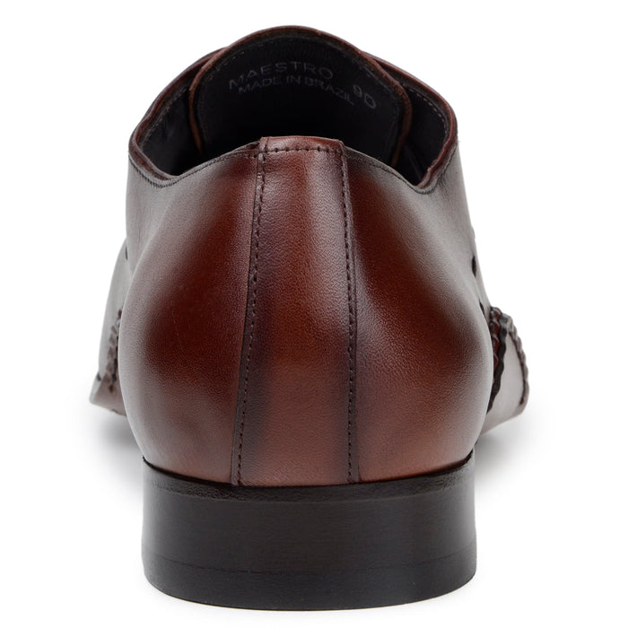 Belvedere Maestro Antique Cognac Alligator Shoe