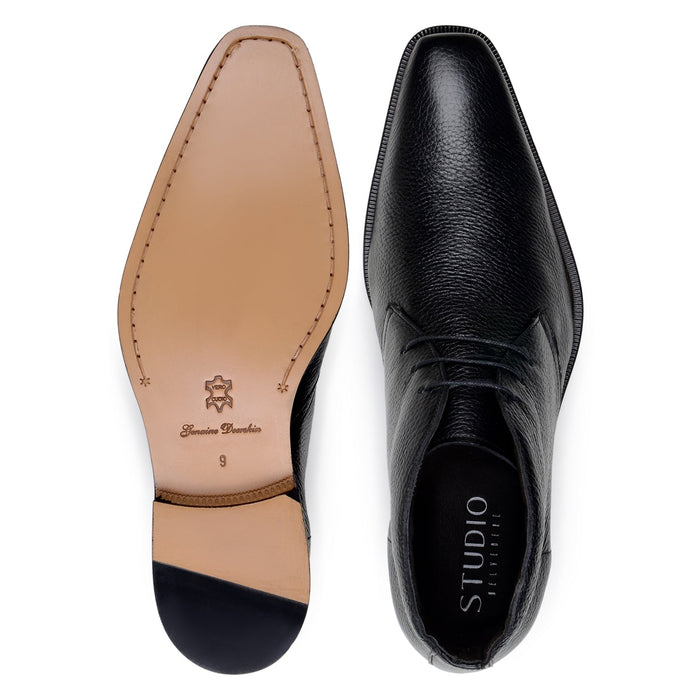 Belvedere Axel Black Genuine Alligator Luxury Shoe