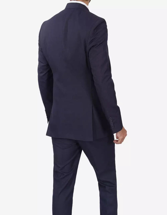 Mens Dark Blue Double Breasted Classic Fit Suit by USA Men's Outlet
