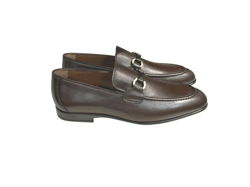 P0011 -Doral Buckle Loafer- Brown