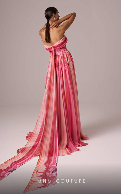 MNM Couture E0079 Strapless Baby Blue Beaded Evening Gown