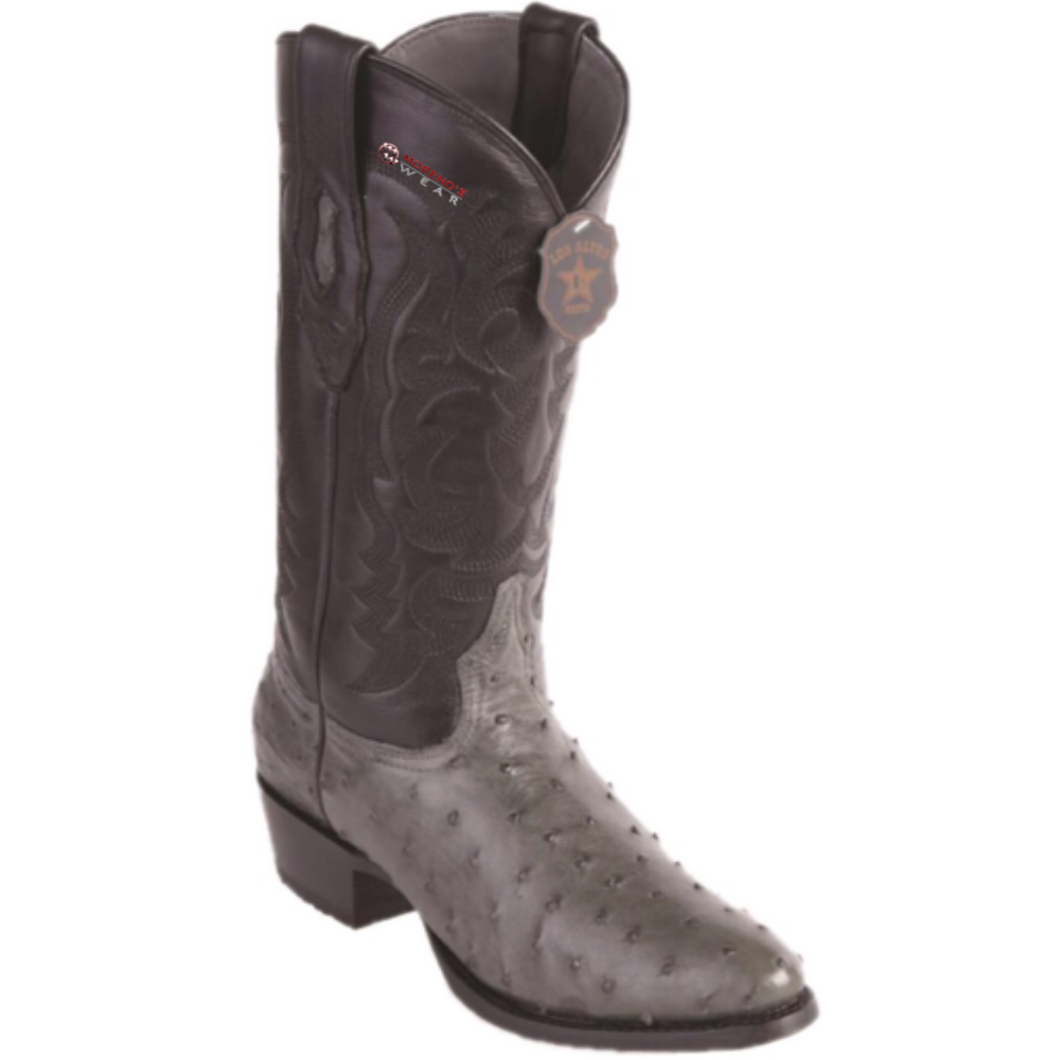 Men's Los Altos Ostrich Boots Round Toe