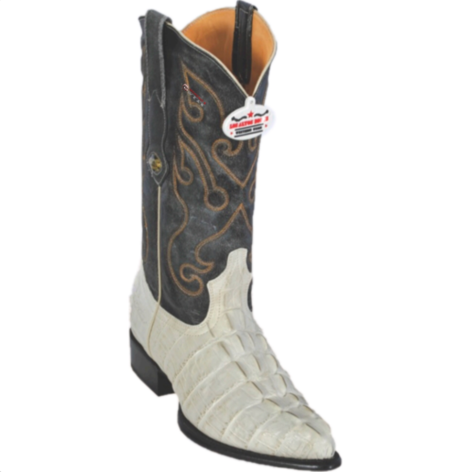 Men's Los Altos Caiman Tail Print Boots J Toe