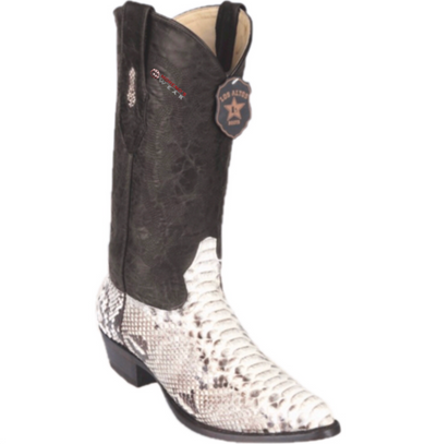 Men's Los Altos Python Boots Medium Round Toe