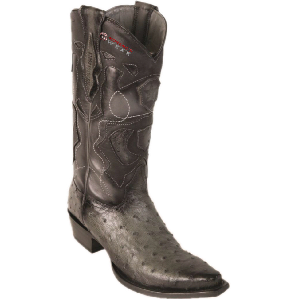 Men’s Los Altos Ostrich Boots Snip Toe