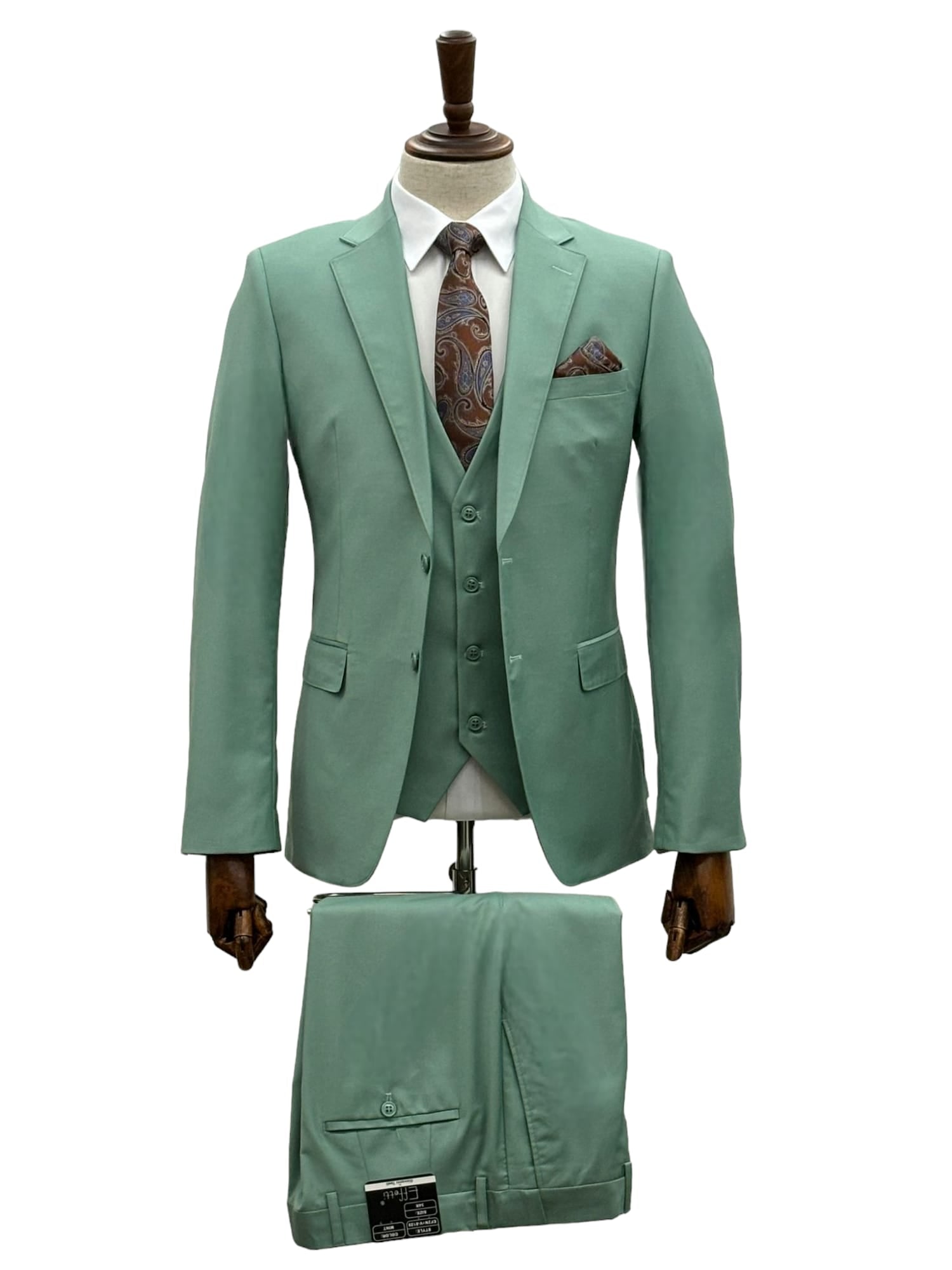 Effetti Suit Designer - 2 button Notch Lapel slim fit EF2N+V-8129 MINT – SuitUSA