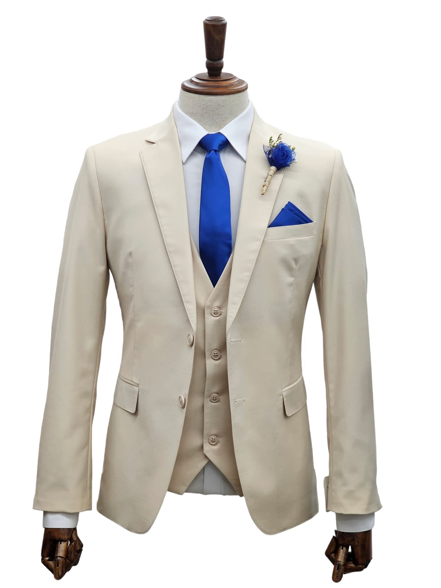 Effetti Suit Designer - 2 button Notch Lapel slim fit EF2N+V-8129 SAND
