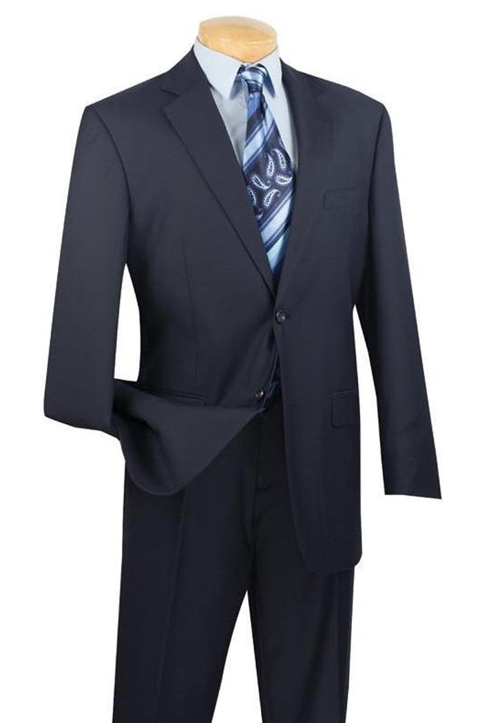 Mens Basic 2 Button Modern Fit Suit in Light Beige by Vinci