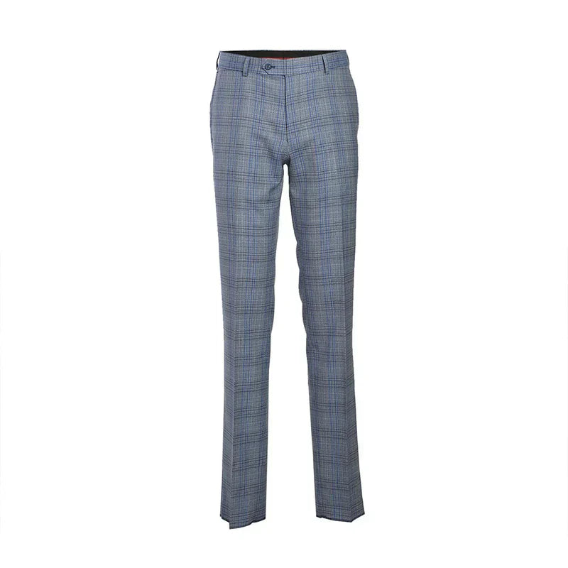 (42R) English Laundry Collection - Slim Fit 2 Piece Light Gray Wool Blend Suit