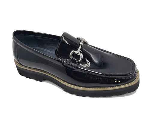 Horse Bit Loafer in Lug Sole