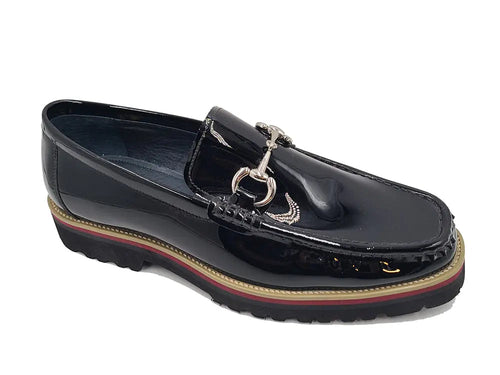Horse Bit Loafer in Lug Sole