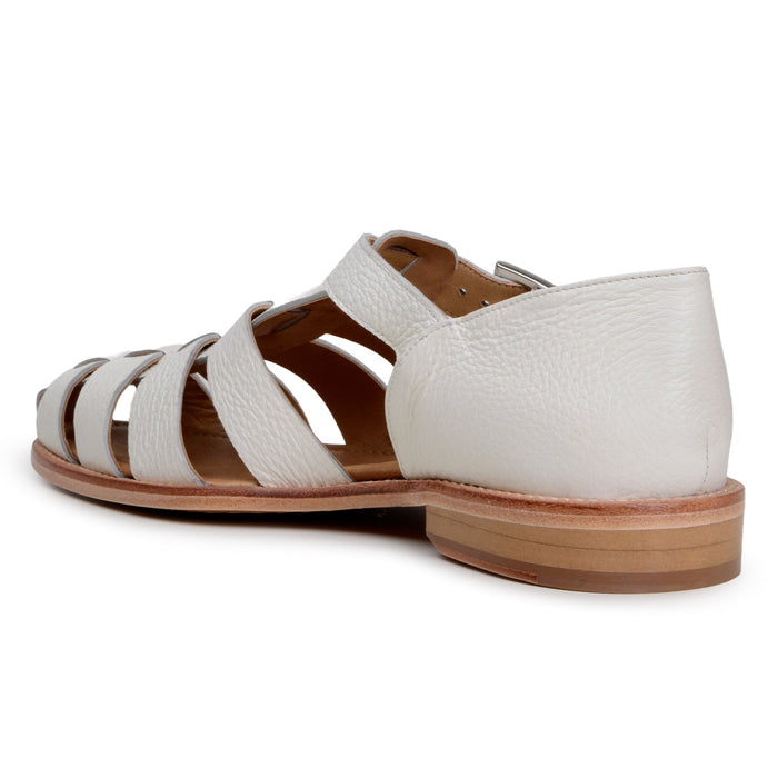 Belvedere ELIO in Milk Genuine Ostrich Leather
