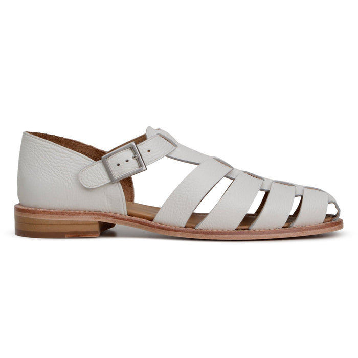 Belvedere ELIO in Milk Genuine Ostrich Leather