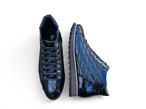 Embossed Alligator High Top