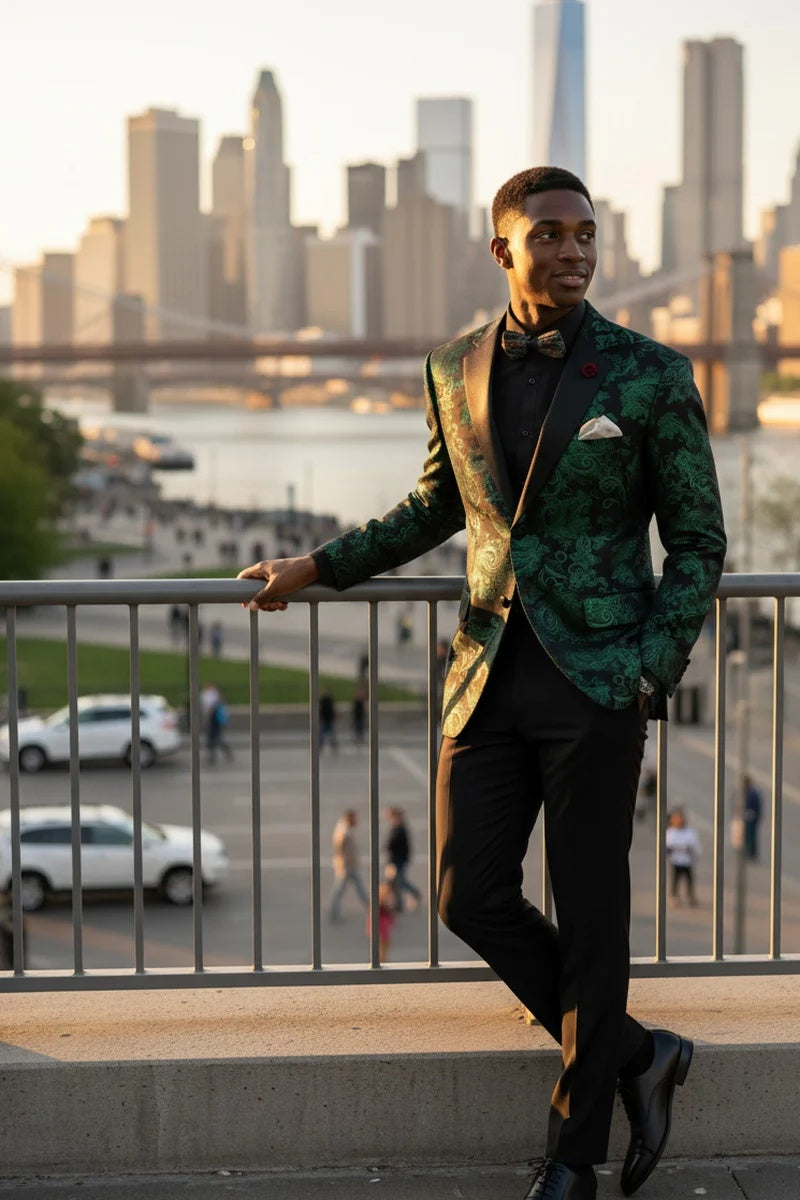 Emerald Tuxedo Jacket
