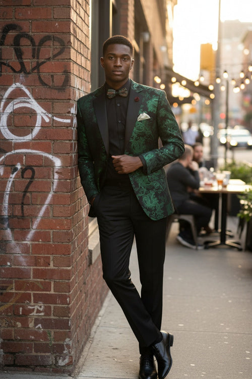 Emerald Tuxedo Jacket