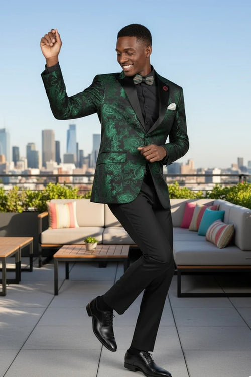 Emerald Tuxedo Jacket