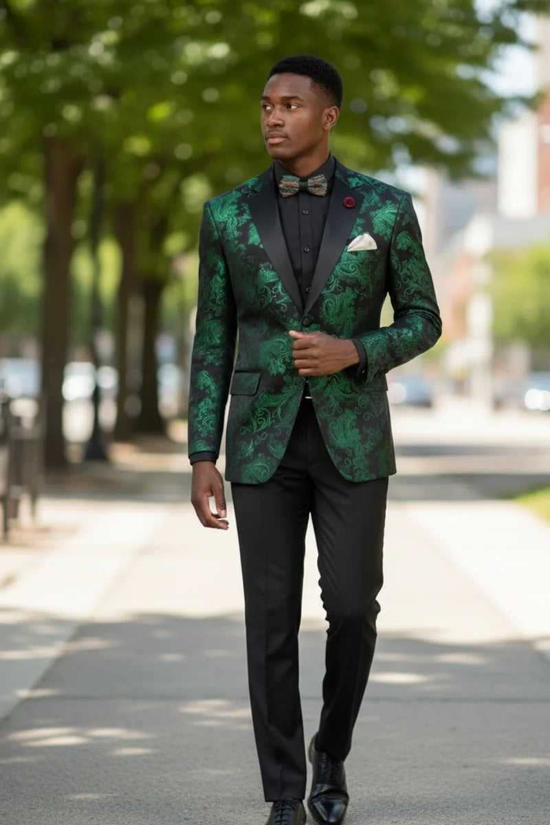 Emerald Tuxedo Jacket