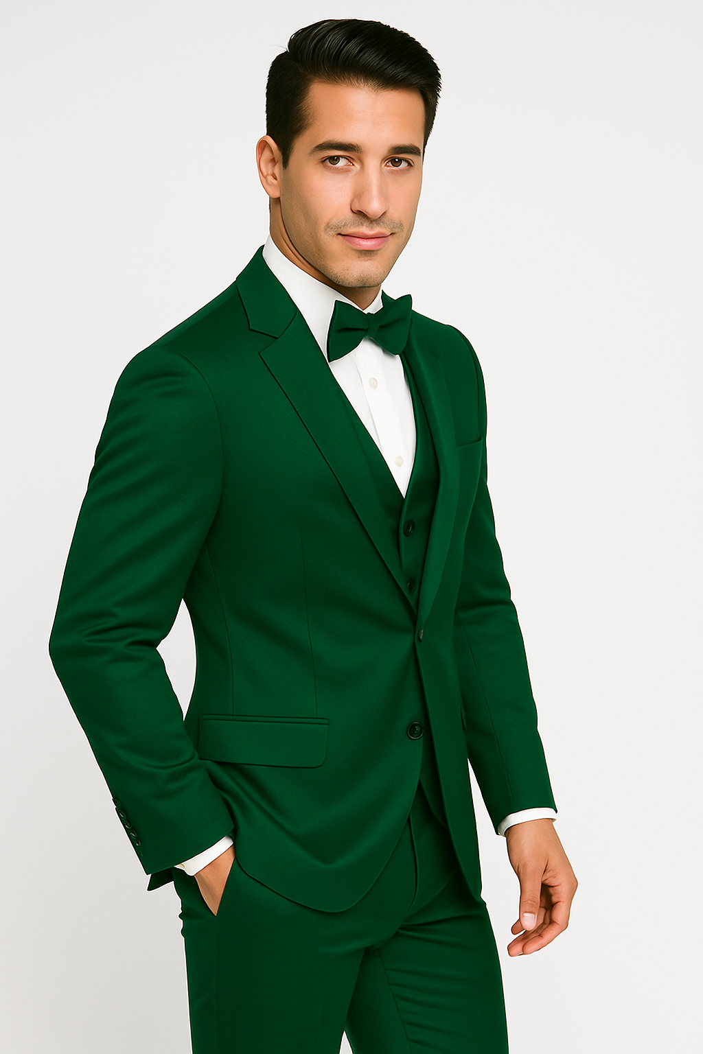 Men's The-Emerald Green-4pc-tuxedo-collection Emerald Green 34R Coat 28 Waist Men's The-Emerald Green-4pc-tuxedo-collection Emerald Green 34R Coat 28 Waist