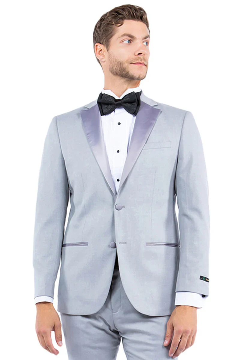 Designer Gray Prom Tuxedo - Grey Wedding Suit Tuxedo Separates Jacket by PROMTUXEDO